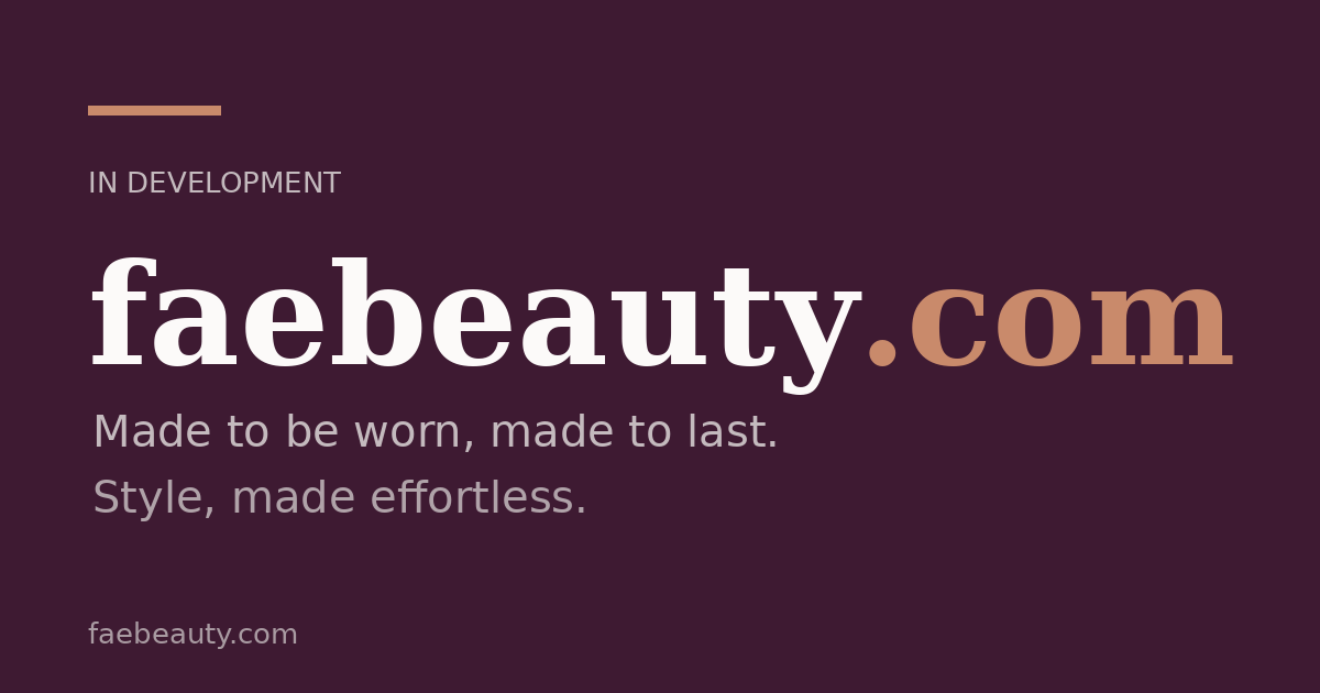 Link preview image for faebeauty.com